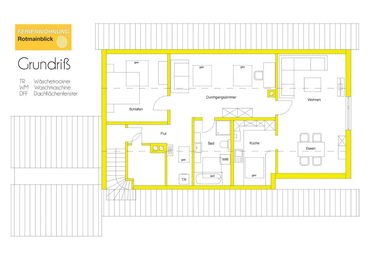 Ferienwohnung Rotmainblick Heinersreuth Экстерьер фото